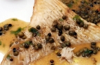 Pan Fried Skate with Black Butter and Capers