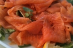 Smoked Salmon on Brown Bread